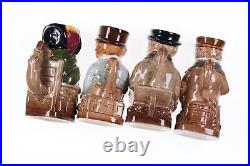 4 1950's Charles Dickens Royal Doulton Character jugs 4.5