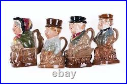 4 1950's Charles Dickens Royal Doulton Character jugs 4.5