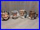 (4) ROYAL DOULTON-Bacchus+Neptune +Don Quixote+Izaak Walton- 7.5 LARGE MUGS