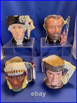 4-Royal Doulton Character Jug Large Size The Antagonists Collection Complete