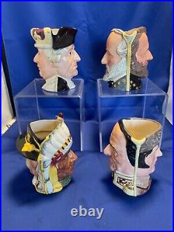 4-Royal Doulton Character Jug Large Size The Antagonists Collection Complete