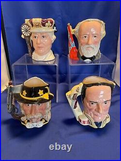 4-Royal Doulton Character Jug Large Size The Antagonists Collection Complete