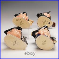 4pc Royal Doulton Character Jugs from Williamsburg 5H. 7H