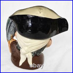 7.3 Vintage 1950s Royal Doulton Long John Silver Character Jug D6335, England