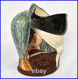 7.3 Vintage 1950s Royal Doulton Long John Silver Character Jug D6335, England