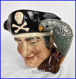 7.3 Vintage 1950s Royal Doulton Long John Silver Character Jug D6335, England