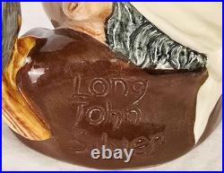 7.3 Vintage 1950s Royal Doulton Long John Silver Character Jug D6335, England