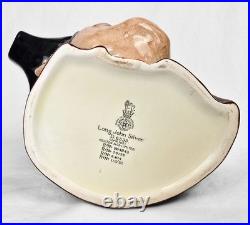 7.3 Vintage 1950s Royal Doulton Long John Silver Character Jug D6335, England