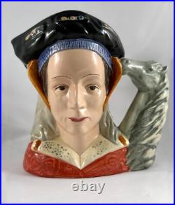 7 pc Royal Doulton Toby Jug Set- Henry Vlll & his 6 wives Large- (1975-1980)