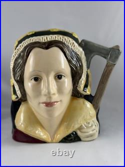 7 pc Royal Doulton Toby Jug Set- Henry Vlll & his 6 wives Large- (1975-1980)