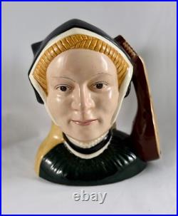 7 pc Royal Doulton Toby Jug Set- Henry Vlll & his 6 wives Large- (1975-1980)
