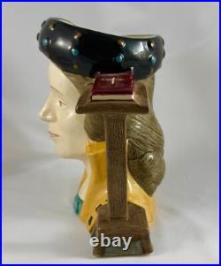 7 pc Royal Doulton Toby Jug Set- Henry Vlll & his 6 wives Large- (1975-1980)