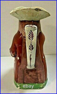 Antique Colonial Englishman With Pitcher Toby Jug Character Jug