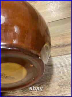 Antique Royal Doulton England Kingsware John Barleycorn Brown Ceramic Flask Jug
