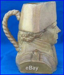 Antique Royal Doulton Stoneware Character Jug Admiral Lord Horatio Nelson