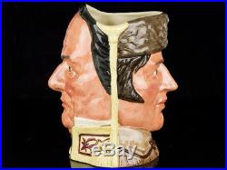 C1985 Royal Doulton Davey Crocket & Santa Anna Character Jug