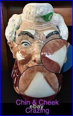 Cesar Romero as BATMANs TV JOKER! RoyalDoulton THE CLOWN CharacterJug D6322