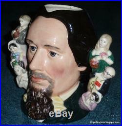 Charles Dickens Royal Doulton Double Handle Character Toby Jug D6939 RARE GIFT