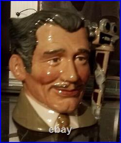 Clark Gable Very Rare Royal Doulton Character Jug. Mint Condition