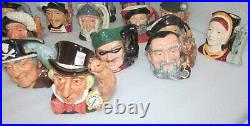 Collection Lot 15 Royal Doulton Toby Character Jugs 4 Size Each