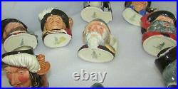 Collection Lot 15 Royal Doulton Toby Character Jugs 4 Size Each