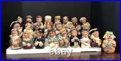 Complete 25 Pc Set Doultonville Collection Royal Doulton England Toby Jugs
