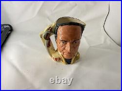 Davy Crockett Antonio Lopez de Santa Anna Royal Doulton 1984 D6729 Character jug