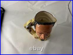 Davy Crockett Antonio Lopez de Santa Anna Royal Doulton 1984 D6729 Character jug