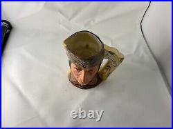 Davy Crockett Antonio Lopez de Santa Anna Royal Doulton 1984 D6729 Character jug