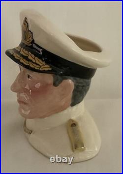 EARL MOUNTBATTEN OF BURMA D6851 Royal Doulton Character Jug Limited Edition