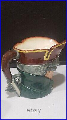 EARLY Large Vintage Royal Doulton Dick Turpin Toby Jug Character Mug Pitcher