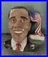 EUC President Barack Obama Royal Doulton Character Toby Mug D7300 COA/Signed