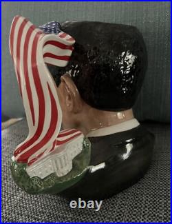 EUC President Barack Obama Royal Doulton Character Toby Mug D7300 COA/Signed