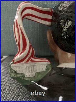 EUC President Barack Obama Royal Doulton Character Toby Mug D7300 COA/Signed