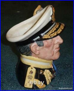 Earl Mountbatten Of Burma Royal Doulton Character Toby Jug D6944 Christmas Gift