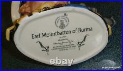 Earl Mountbatten Of Burma Royal Doulton Character Toby Jug D6944 Christmas Gift