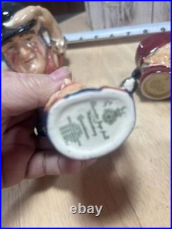 Estate Lot 6 total Toby Mugs And Lighter