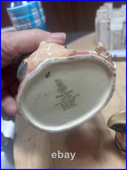 Estate Lot 6 total Toby Mugs And Lighter