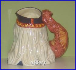 Exquisite & Rare Royal Doulton Prototype Merlin Character Jug Style 2 Mint Cond