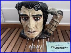 Frankenstein's Monster Character Toby Jug D7052 Royal Doulton