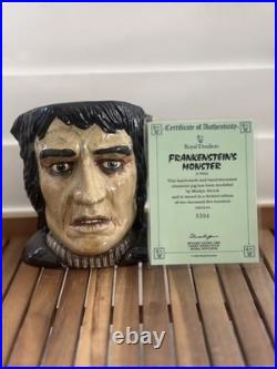 Frankenstein's Monster Character Toby Jug D7052 Royal Doulton