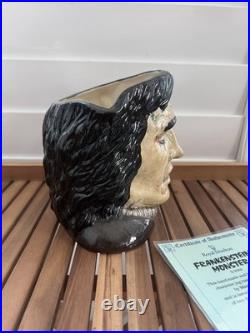 Frankenstein's Monster Character Toby Jug D7052 Royal Doulton