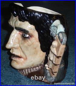 Frankenstein's Monster Character Toby Jug D7052 Royal Doulton Halloween Gift