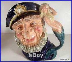 Great Looking! Large Royal Doulton 1960 OLD SALT D6551 Toby Character Jug