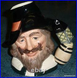 Guy Fawkes Anonymous Character Toby Jug D6861 By Royal Doulton LARGE VERSION