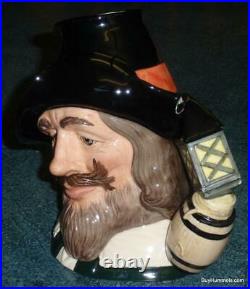 Guy Fawkes Anonymous Character Toby Jug D6861 By Royal Doulton LARGE VERSION