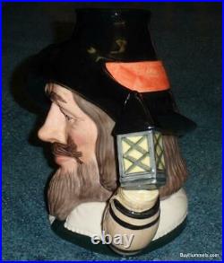 Guy Fawkes Anonymous Character Toby Jug D6861 By Royal Doulton LARGE VERSION