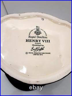 HENRY VIII King Royal Doulton Large Vintage Character Jug D6642 RARE ESTATE FIND