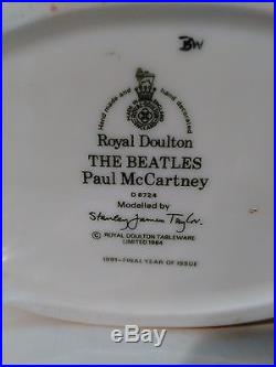Hard To Find Royal Doulton Character Jug Paul Mccartney D6724 5.5 1984-91