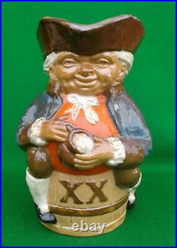 Harry Simeon For Doulton Lambeth Stoneware XX Toby Jug (orange) X8589